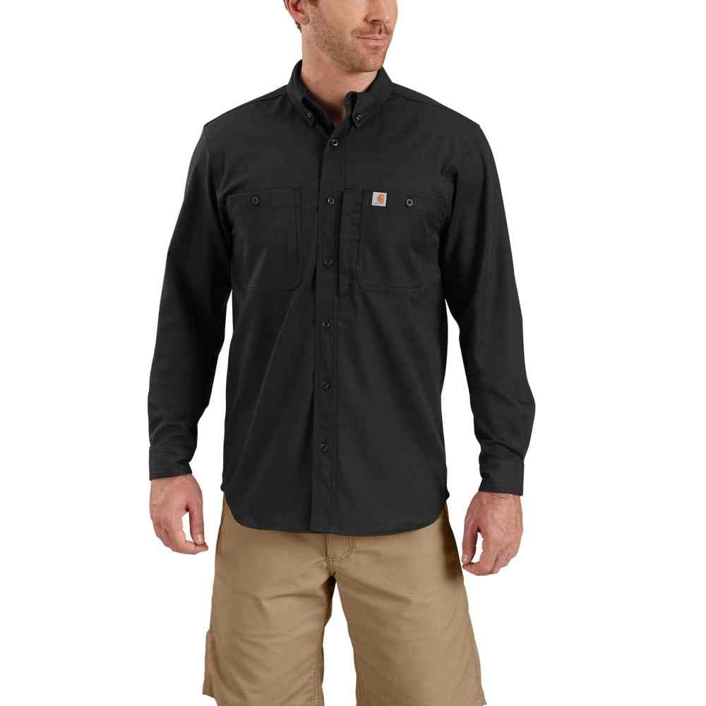 Rugged Professional? Series Relaxed Fit Canvas Long Sleeve Work Shirt