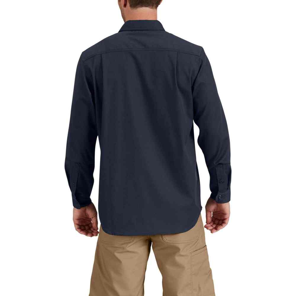 Rugged Professional? Series Relaxed Fit Canvas Long Sleeve Work Shirt - Image 3