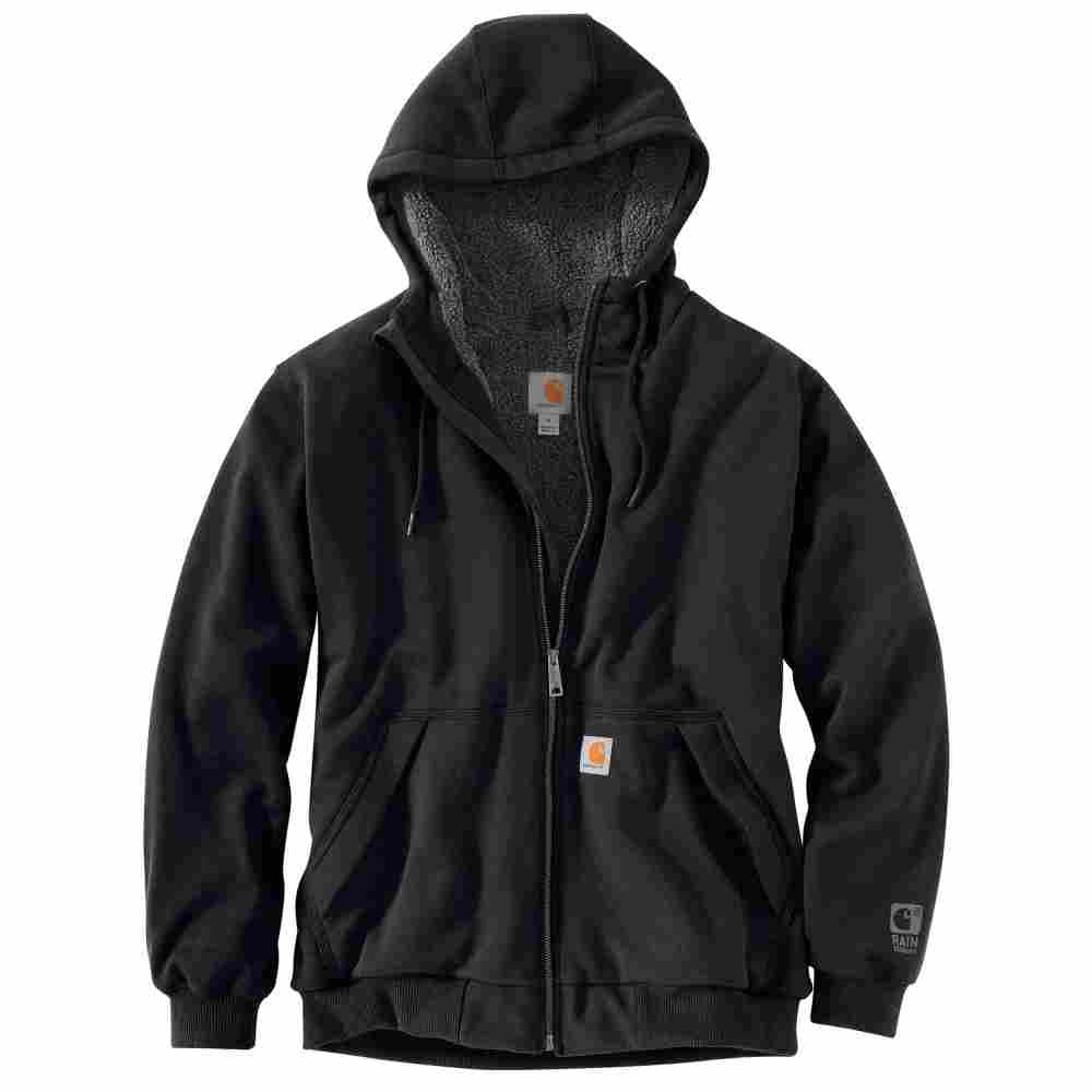 Rain Defender? Relaxed Fit Midweight Sherpa-Lined Full-Zip Sweatshirt - Image 3