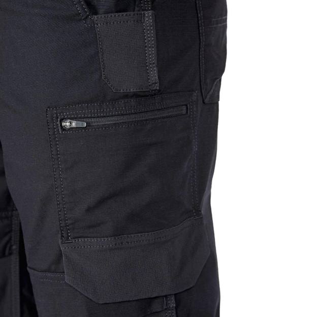 Relaxed Straight Steel Rugged Flex? Ripstop Double-Front Cargo Dungaree - Image 5