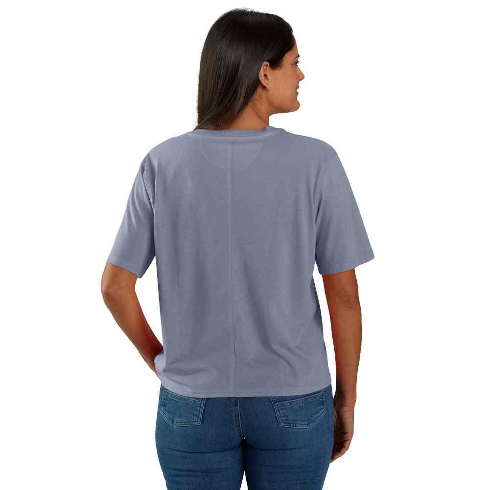 Loose Fit Lightweight Short-Sleeve Crewneck T-Shirt - Image 3