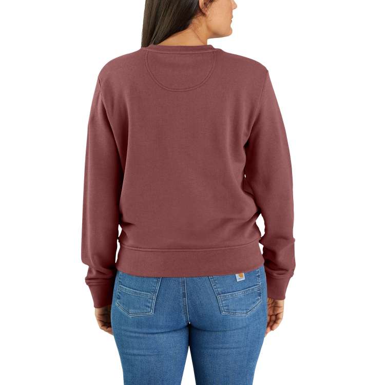 Relaxed Fit Midweight French Terry Crewneck Sweatshirt - Image 3