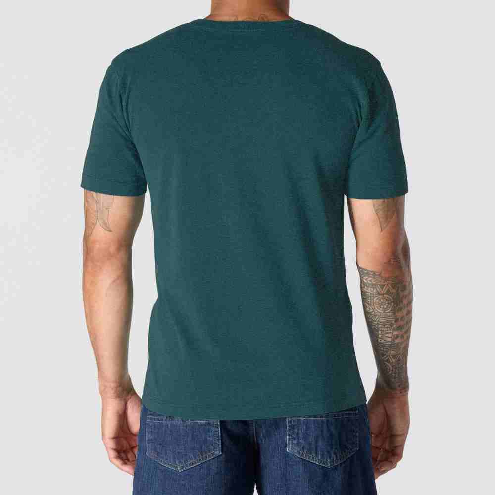 Relaxed Fit Lightweight Short Sleeve Garment Dye Pocket T-Shirt - Image 4