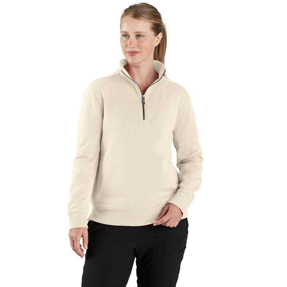 Relaxed Fit Midweight Half-Zip Sweatshirt