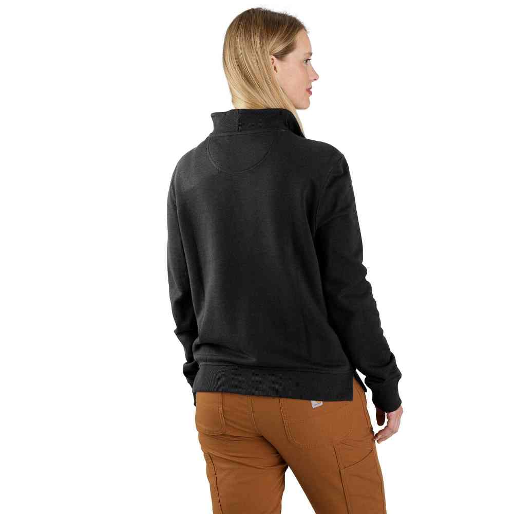Relaxed Fit Midweight Half-Zip Sweatshirt - Image 3