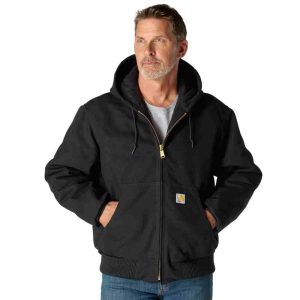 J140 Loose Fit Firm Duck Insulated Flannel-Lined Active Jac