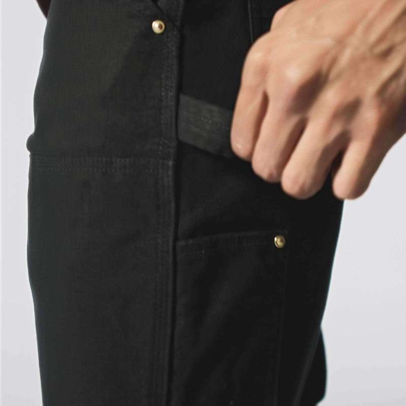 B01 Loose Straight Firm Duck Double Front Dungaree - Image 5