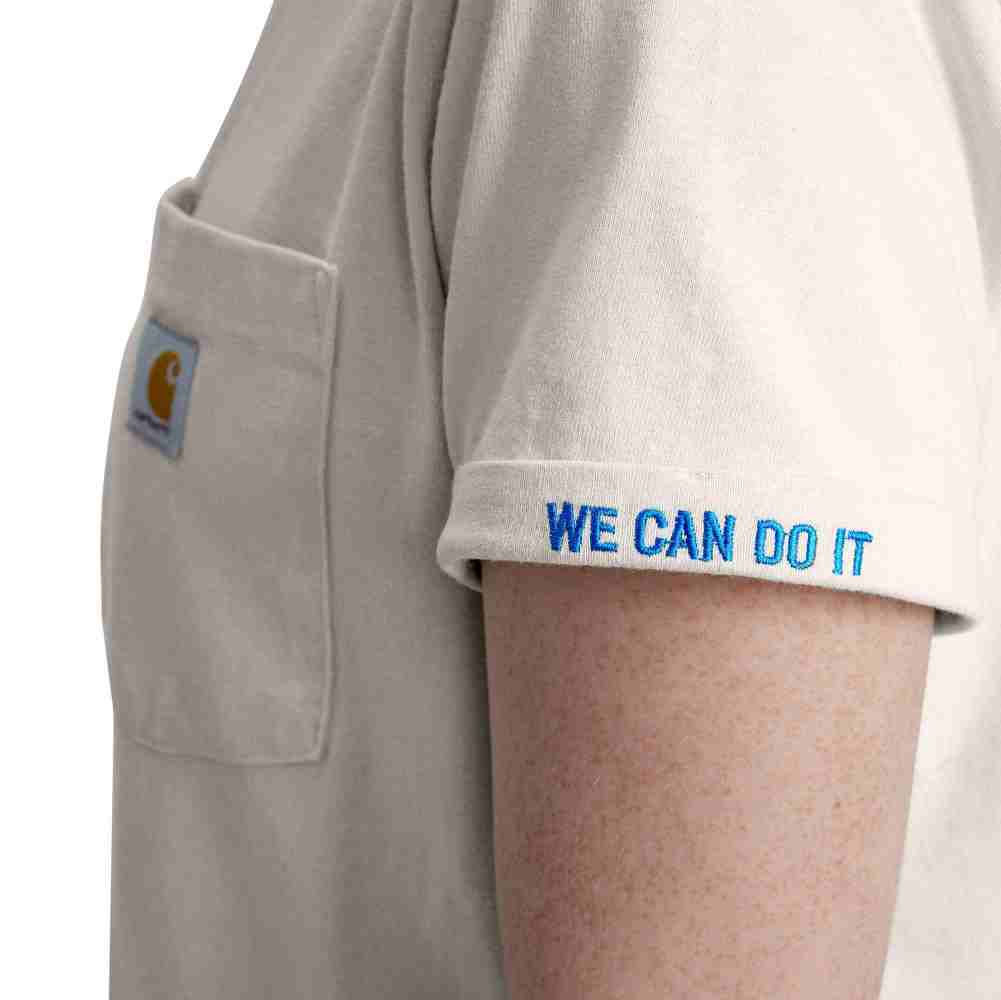 Loose Fit Heavyweight Short-Sleeve Love Of Labor Graphic T-Shirt - Image 4