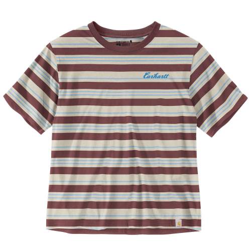 Tencel? Fiber Series Loose Fit Short-Sleeve Striped T-Shirt