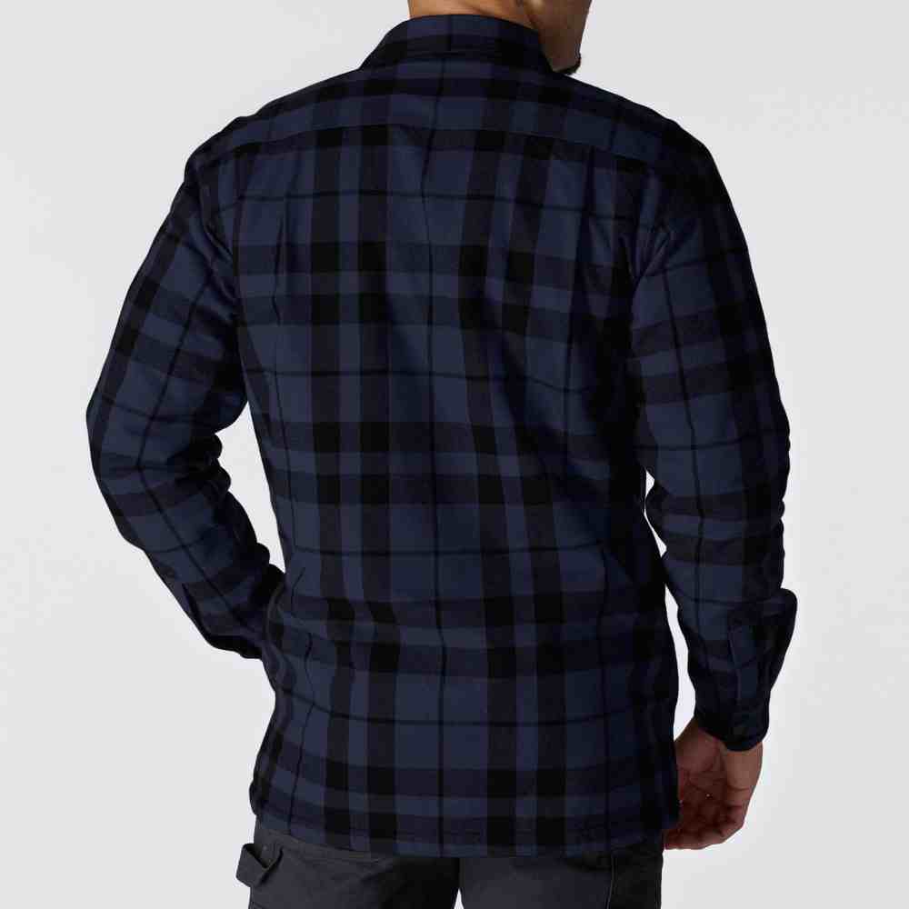 Relaxed Fit Flannel Sherpa-Lined Shirt Jac - Image 3