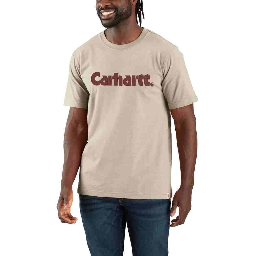 Relaxed Fit Lightweight Short-Sleeve Logo Graphic T-Shirt