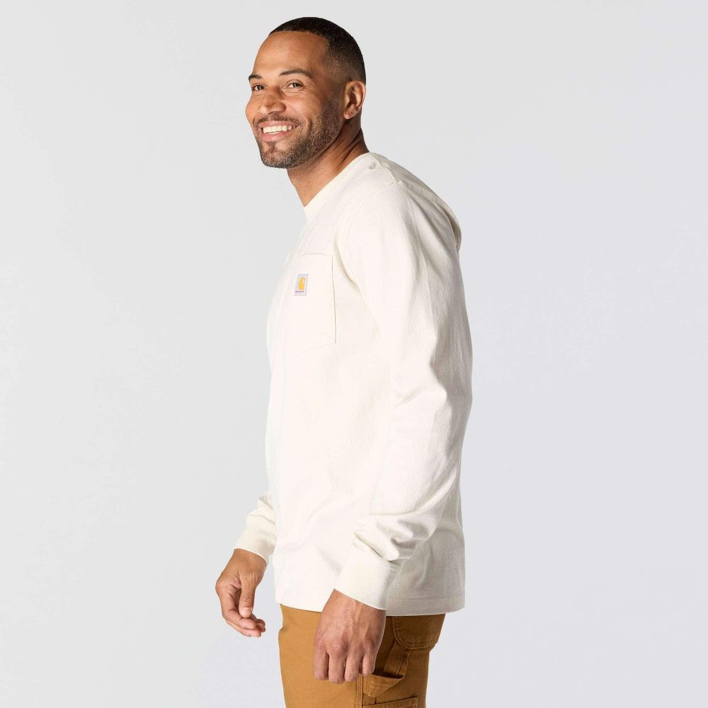 Relaxed Fit Heavyweight Long-Sleeve Mountain Graphic T-Shirt - Image 3