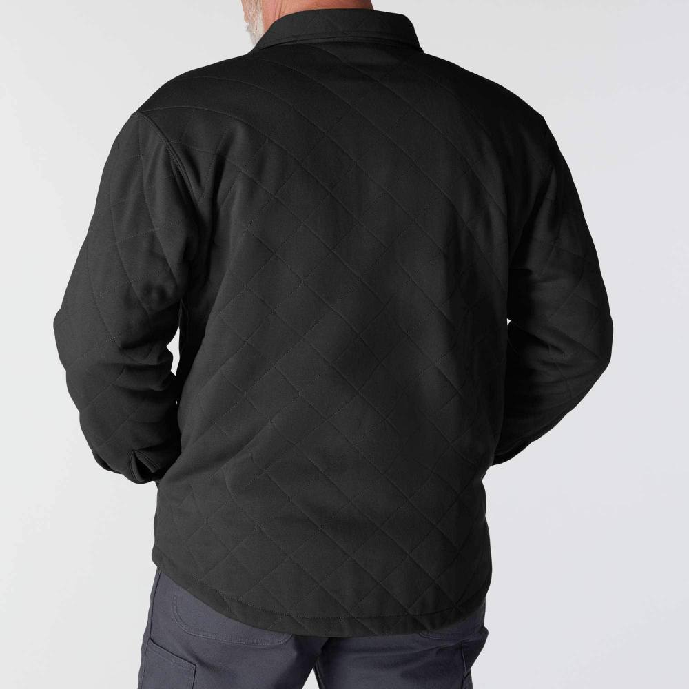 Rain Defender? Loose Fit Heavyweight Quilted Snap Front Shirt Jac - Image 8