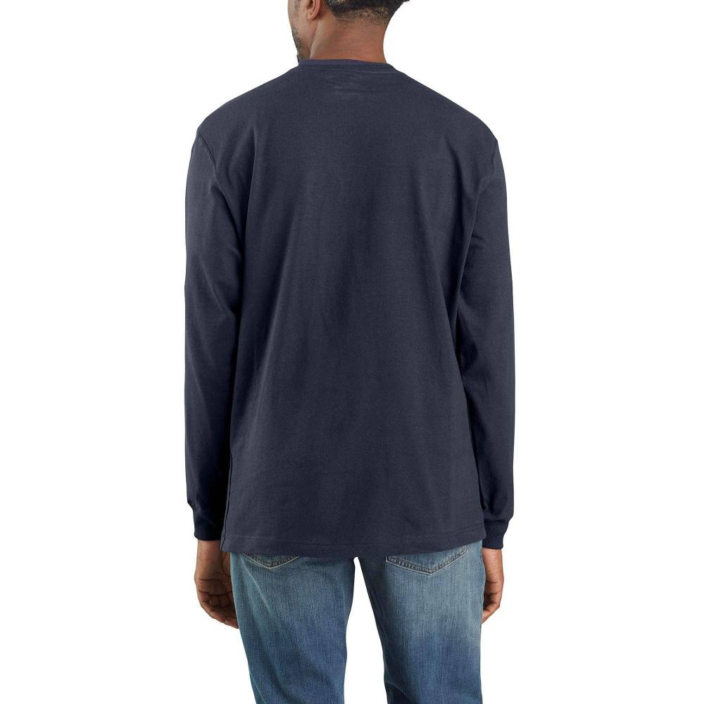 LOOSE FIT HEAVYWEIGHT LONG-SLEEVE POCKET T-SHIRT - Image 3