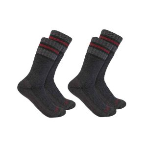 Heavyweight Synthetic-Wool Blend Boot Sock 2 Pairs